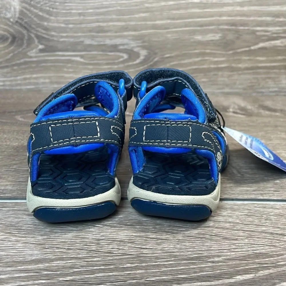NWT Timberland Adventure Seeker II Navy Blue Toddler Boy Sz 4 Hook & Loop Sandal
